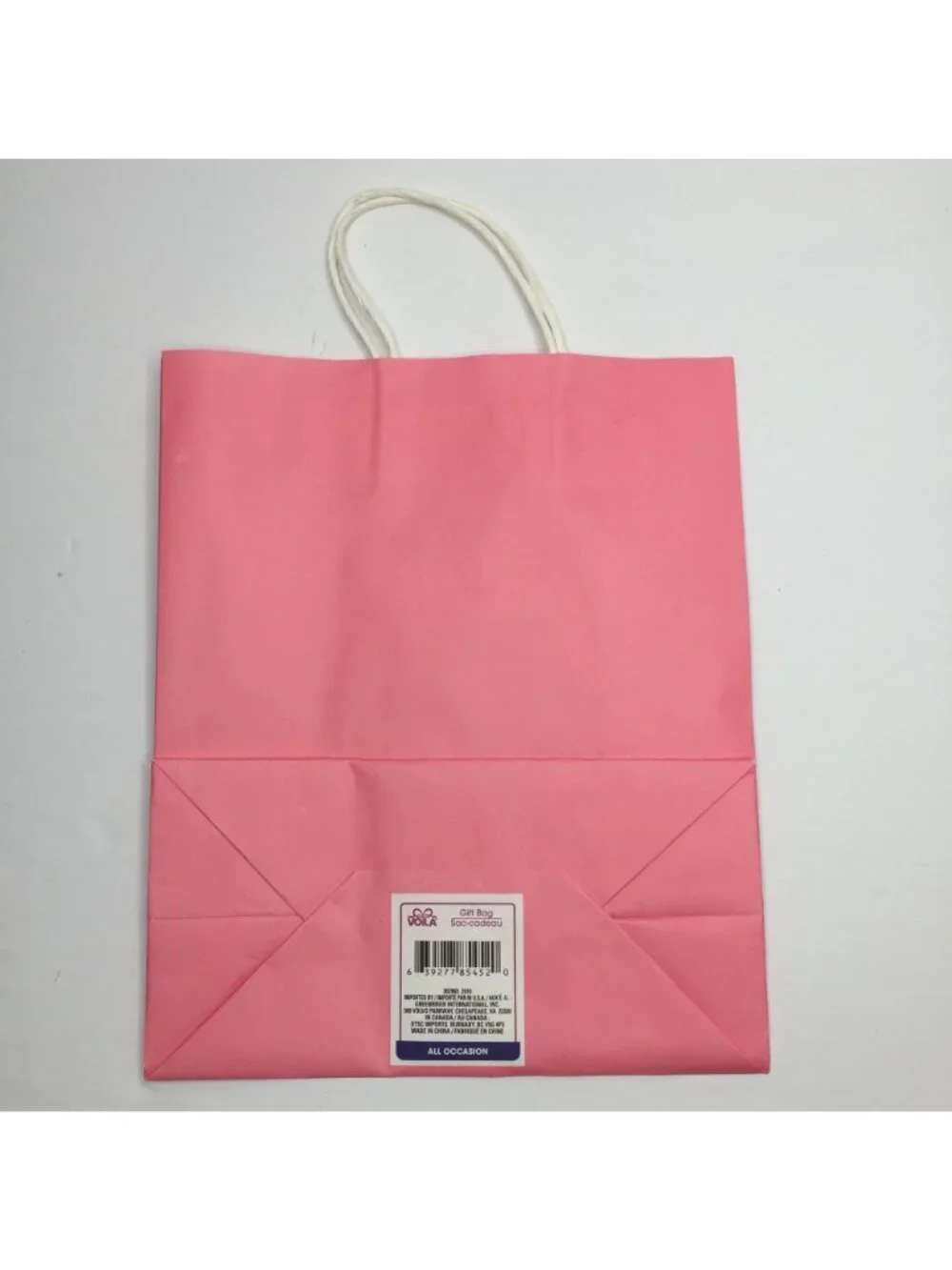 Gift Bags Set 3 Pink Purple Metallic Pink Handles All Occasion Various Sizes